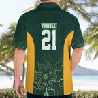 Basketball Custom Tasmania Hawaiian Shirt Simple Australian Dot Art - Aussie Hoodie