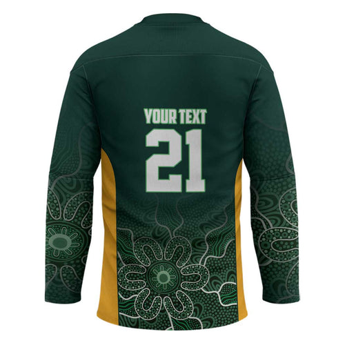 Basketball Custom Tasmania Hockey Jersey Simple Australian Dot Art - Aussie Hoodie