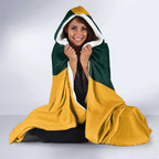 Basketball Custom Tasmania Hooded Blanket Simple Australian Dot Art - Aussie Hoodie