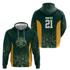 Basketball Custom Tasmania Hoodie Simple Australian Dot Art - Aussie Hoodie