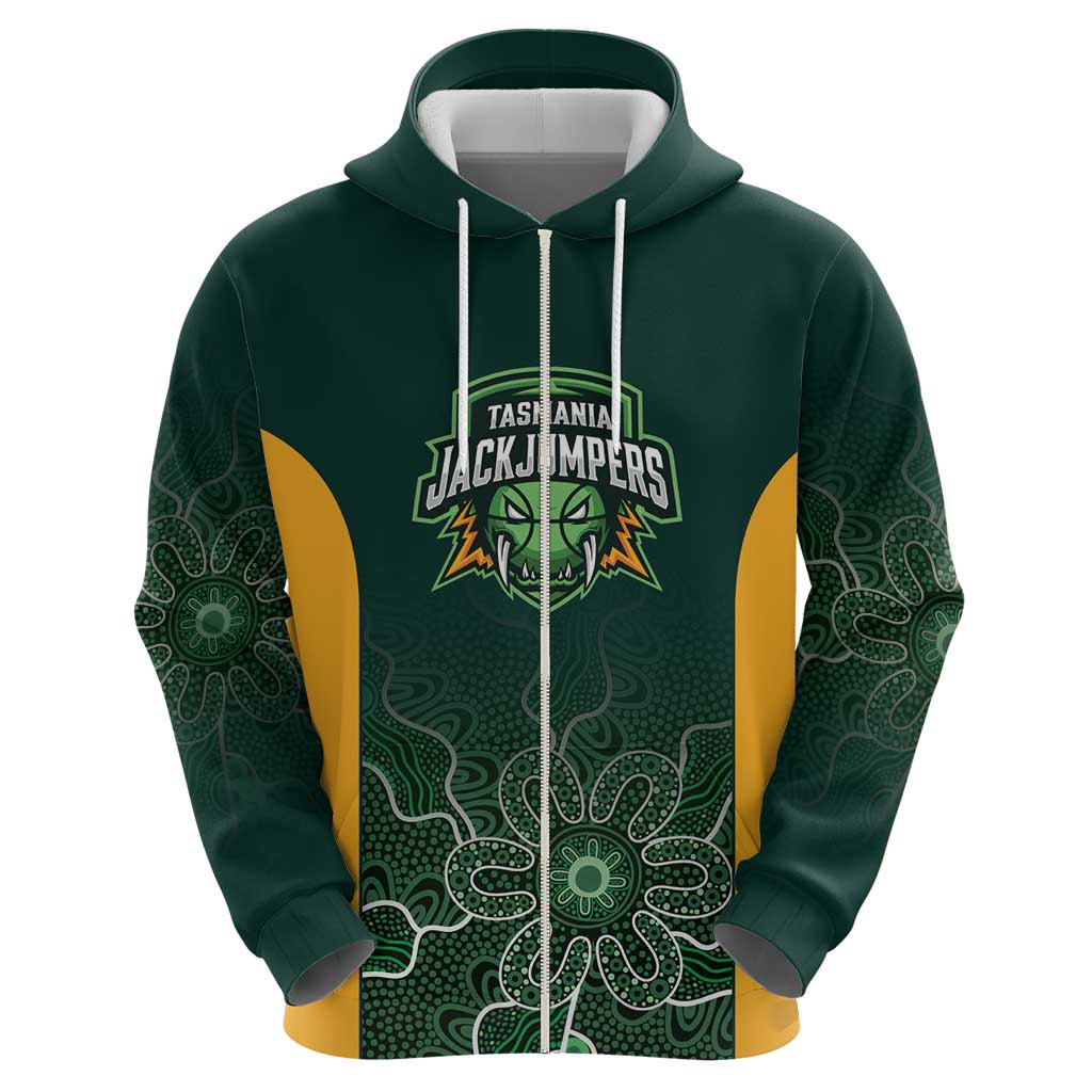 Basketball Custom Tasmania Hoodie Simple Australian Dot Art - Aussie Hoodie