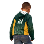 Basketball Custom Tasmania Kid Hoodie Simple Australian Dot Art - Aussie Hoodie