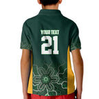 Basketball Custom Tasmania Kid Polo Shirt Simple Australian Dot Art - Aussie Hoodie