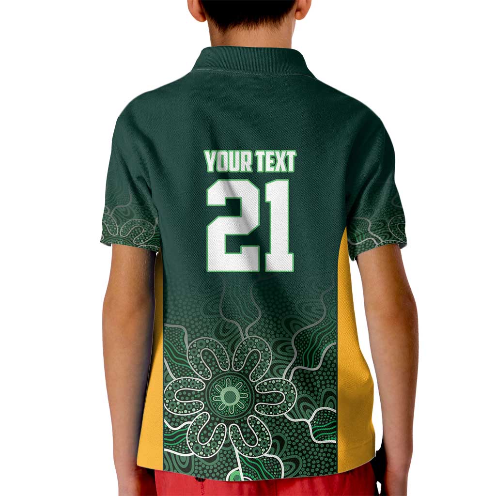 Basketball Custom Tasmania Kid Polo Shirt Simple Australian Dot Art - Aussie Hoodie