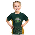 Basketball Custom Tasmania Kid T Shirt Simple Australian Dot Art - Aussie Hoodie