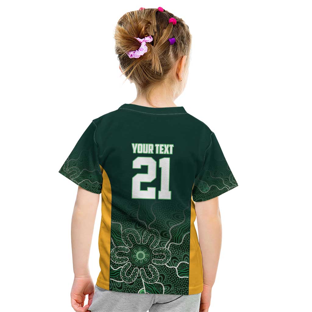 Basketball Custom Tasmania Kid T Shirt Simple Australian Dot Art - Aussie Hoodie