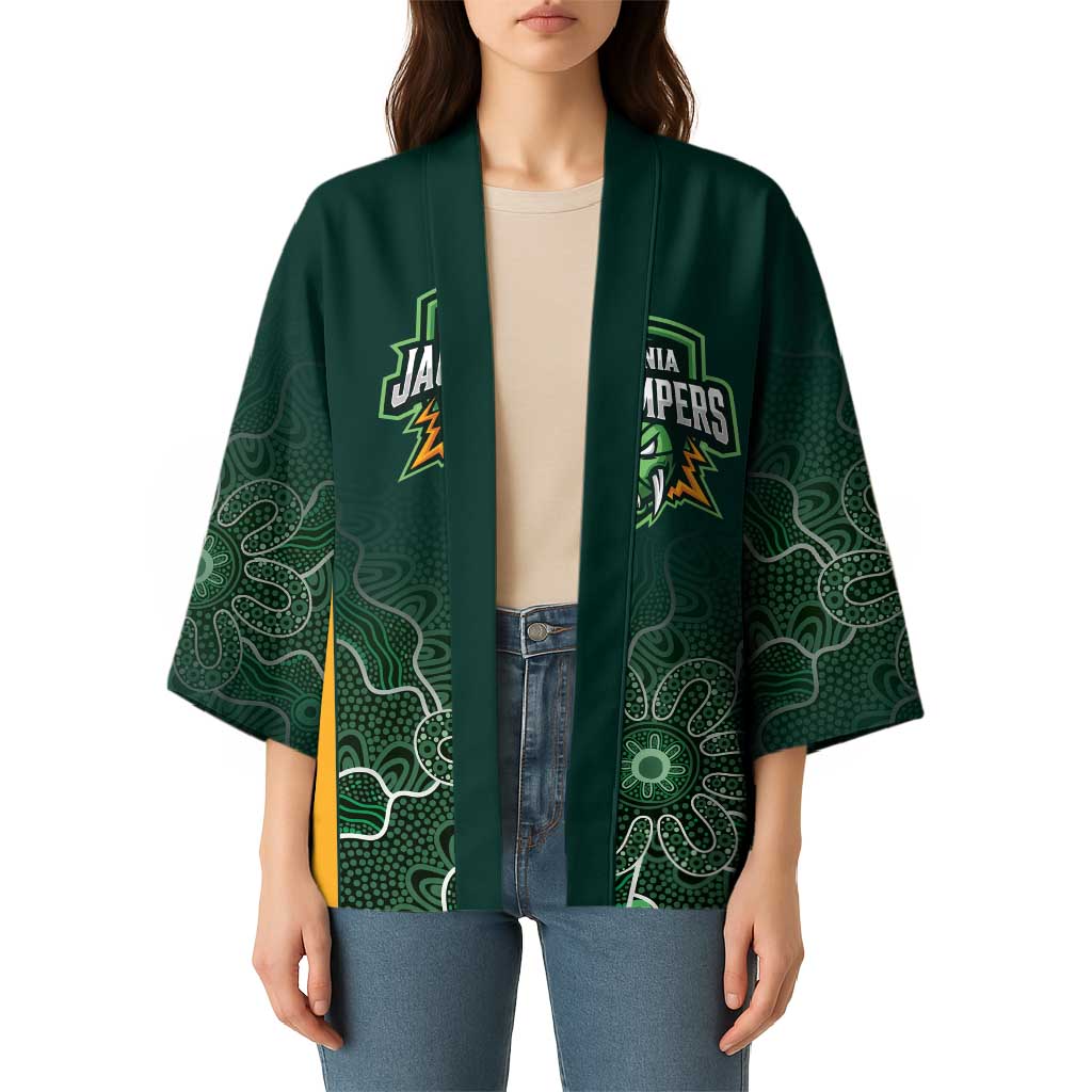 Basketball Custom Tasmania Kimono Simple Australian Dot Art - Aussie Hoodie