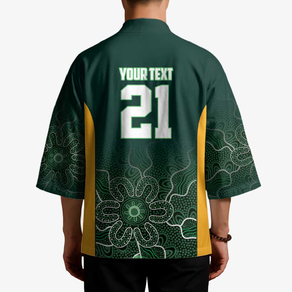 Basketball Custom Tasmania Kimono Simple Australian Dot Art - Aussie Hoodie