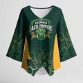 Basketball Custom Tasmania Kimono Sleeve Blouse Simple Australian Dot Art - Aussie Hoodie