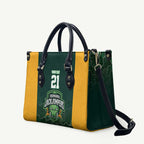 Basketball Custom Tasmania Leather Bag Simple Australian Dot Art - Aussie Hoodie