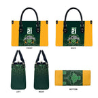 Basketball Custom Tasmania Leather Bag Simple Australian Dot Art - Aussie Hoodie
