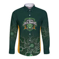 Basketball Custom Tasmania Long Sleeve Button Shirt Simple Australian Dot Art - Aussie Hoodie