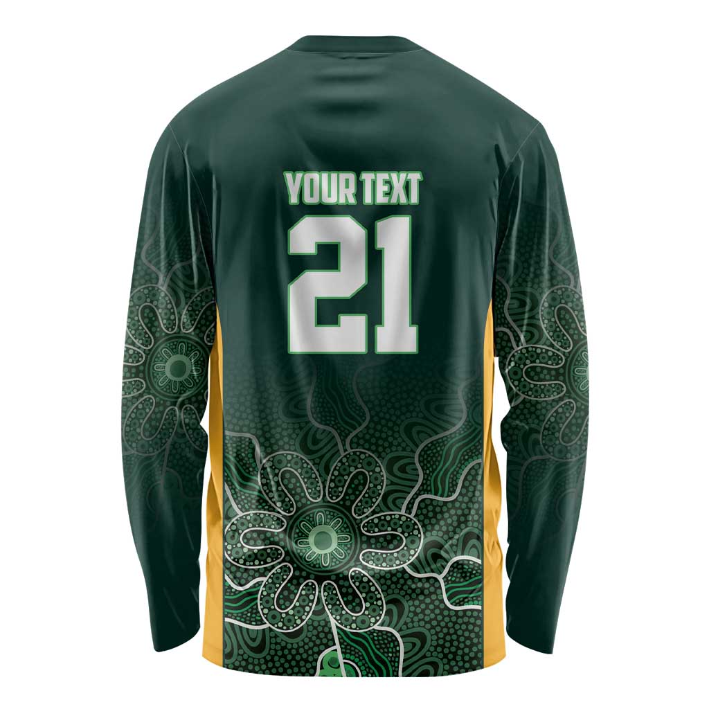 Basketball Custom Tasmania Long Sleeve Shirt Simple Australian Dot Art - Aussie Hoodie