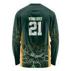 Basketball Custom Tasmania Long Sleeve Shirt Simple Australian Dot Art - Aussie Hoodie
