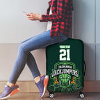 Basketball Custom Tasmania Luggage Cover Simple Australian Dot Art - Aussie Hoodie