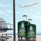 Basketball Custom Tasmania Luggage Cover Simple Australian Dot Art - Aussie Hoodie