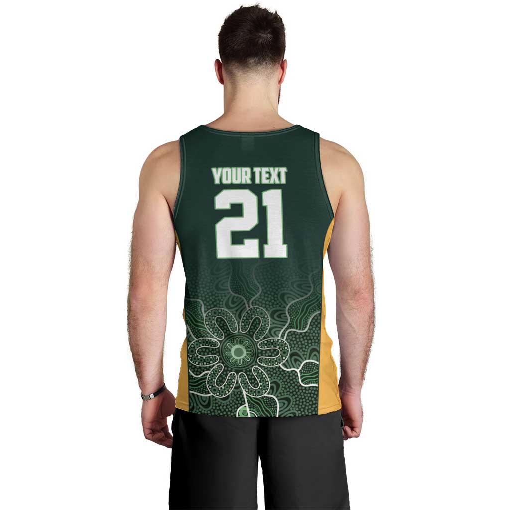 Basketball Custom Tasmania Men Tank Top Simple Australian Dot Art - Aussie Hoodie