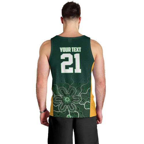 Basketball Custom Tasmania Men Tank Top Simple Australian Dot Art - Aussie Hoodie