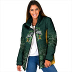 Basketball Custom Tasmania Padded Jacket Simple Australian Dot Art - Aussie Hoodie