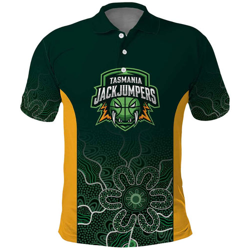 Basketball Custom Tasmania Polo Shirt Simple Australian Dot Art - Aussie Hoodie