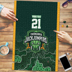 Basketball Custom Tasmania Puzzle Simple Australian Dot Art LT9
