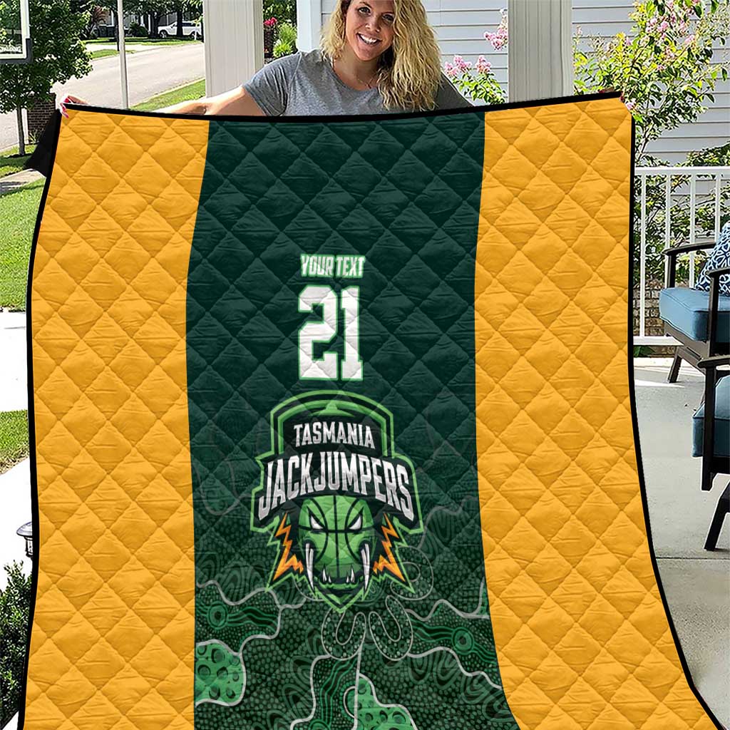 Basketball Custom Tasmania Quilt Simple Australian Dot Art - Aussie Hoodie