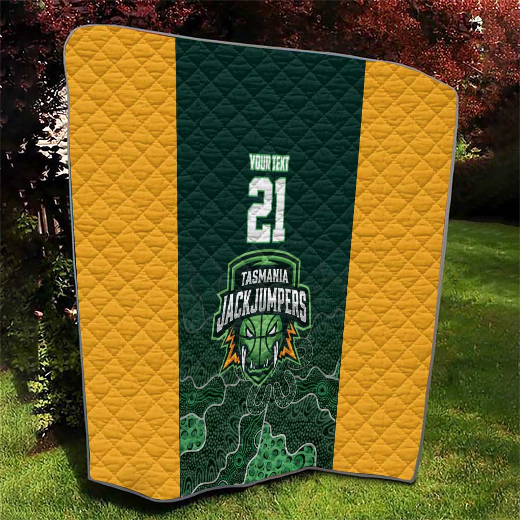 Basketball Custom Tasmania Quilt Simple Australian Dot Art - Aussie Hoodie