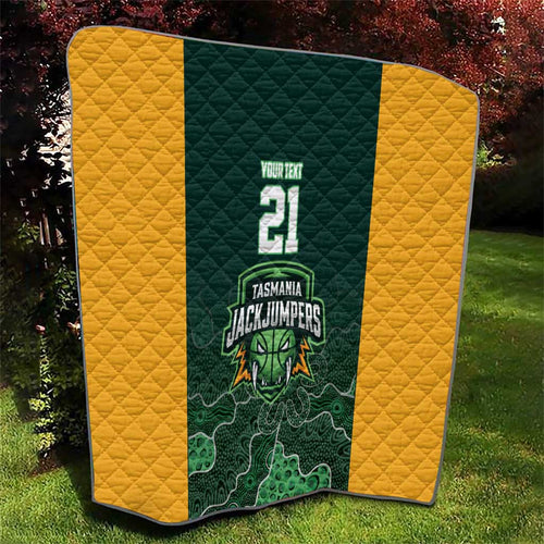Basketball Custom Tasmania Quilt Simple Australian Dot Art - Aussie Hoodie