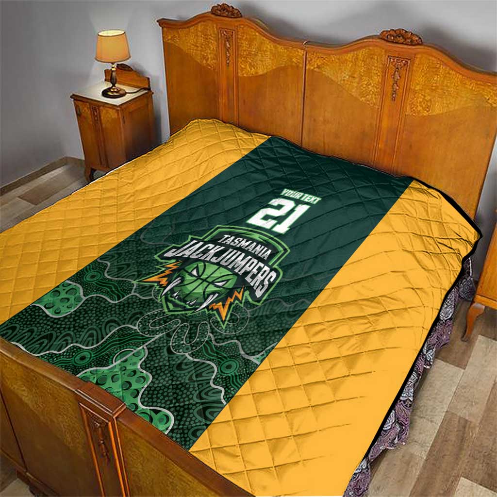 Basketball Custom Tasmania Quilt Simple Australian Dot Art - Aussie Hoodie