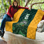 Basketball Custom Tasmania Quilt Simple Australian Dot Art - Aussie Hoodie