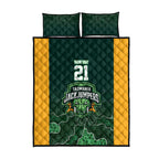 Basketball Custom Tasmania Quilt Bed Set Simple Australian Dot Art - Aussie Hoodie