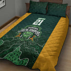 Basketball Custom Tasmania Quilt Bed Set Simple Australian Dot Art - Aussie Hoodie