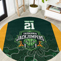 Basketball Custom Tasmania Round Carpet Simple Australian Dot Art - Aussie Hoodie