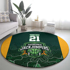 Basketball Custom Tasmania Round Carpet Simple Australian Dot Art - Aussie Hoodie