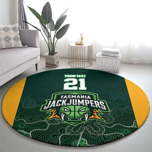Basketball Custom Tasmania Round Carpet Simple Australian Dot Art - Aussie Hoodie