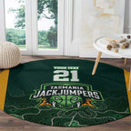 Basketball Custom Tasmania Round Carpet Simple Australian Dot Art - Aussie Hoodie