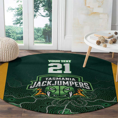 Basketball Custom Tasmania Round Carpet Simple Australian Dot Art - Aussie Hoodie