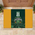 Basketball Custom Tasmania Rubber Doormat Simple Australian Dot Art - Aussie Hoodie
