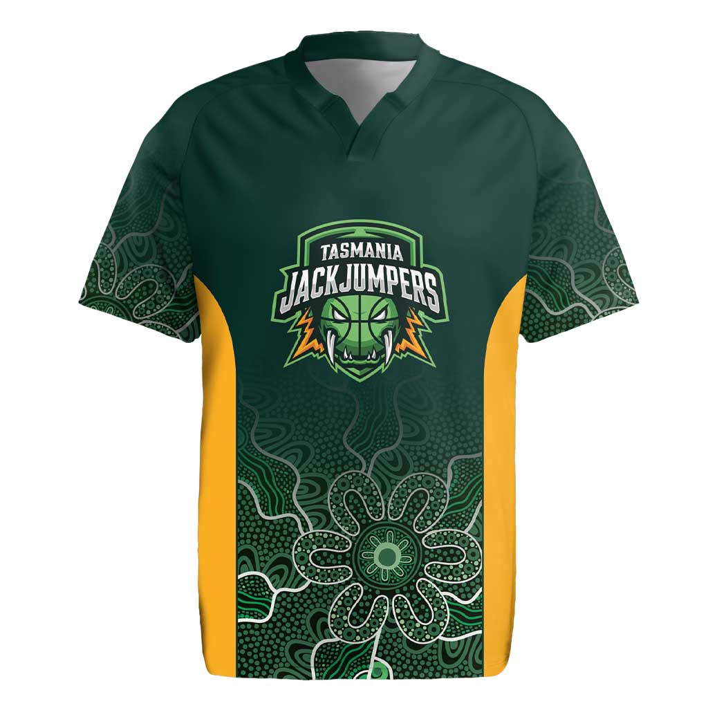 Basketball Custom Tasmania Rugby Jersey Simple Australian Dot Art - Aussie Hoodie