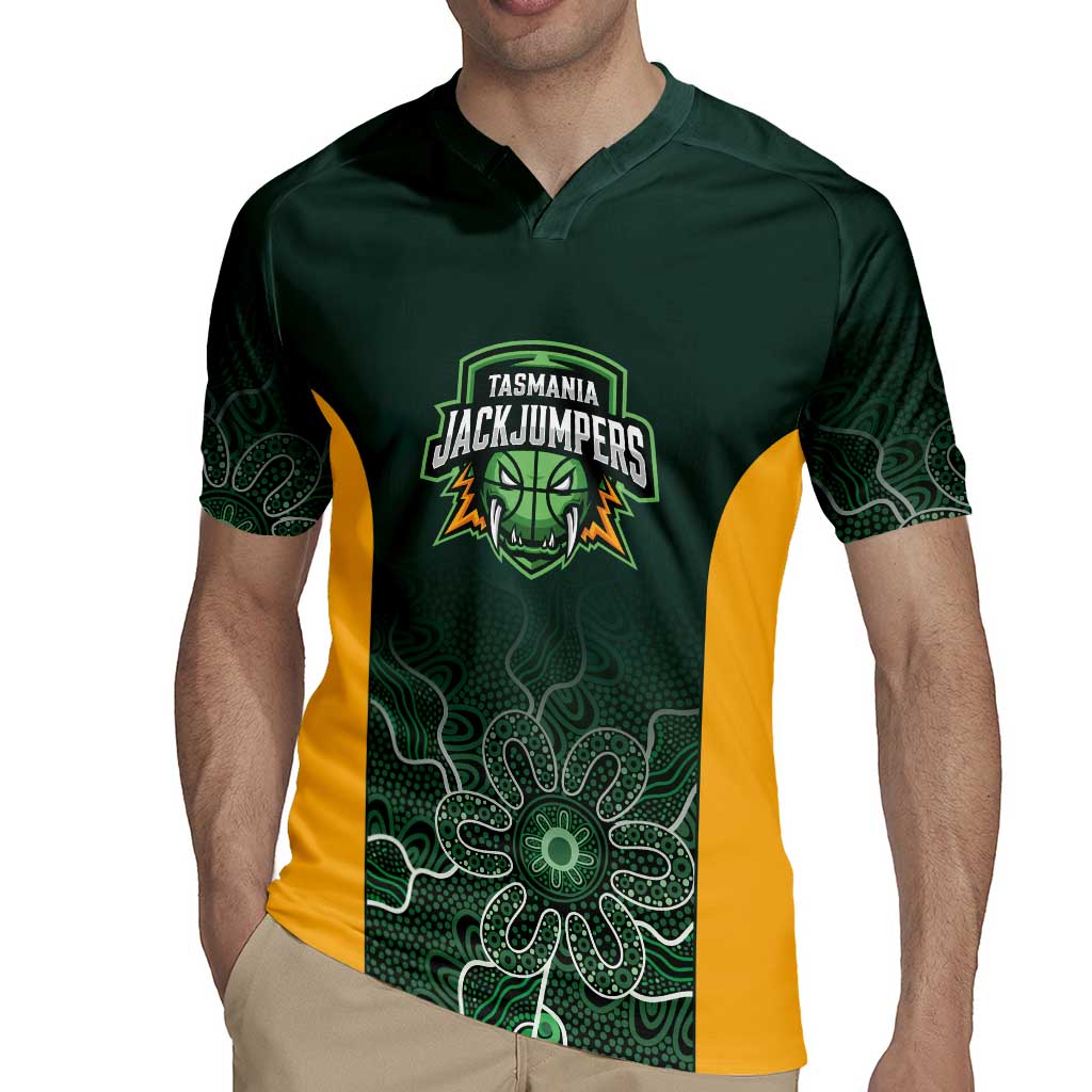Basketball Custom Tasmania Rugby Jersey Simple Australian Dot Art - Aussie Hoodie