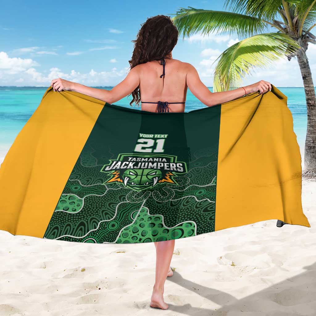 Basketball Custom Tasmania Sarong Simple Australian Dot Art - Aussie Hoodie