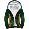 Basketball Custom Tasmania Sherpa Hoodie Simple Australian Dot Art - Aussie Hoodie