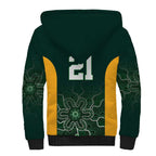 Basketball Custom Tasmania Sherpa Hoodie Simple Australian Dot Art - Aussie Hoodie