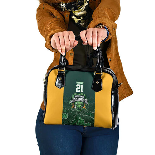 Basketball Custom Tasmania Shoulder Handbag Simple Australian Dot Art - Aussie Hoodie