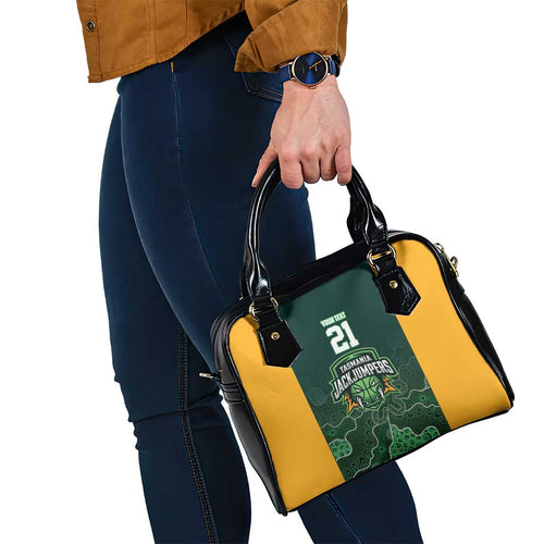 Basketball Custom Tasmania Shoulder Handbag Simple Australian Dot Art - Aussie Hoodie