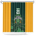 Basketball Custom Tasmania Shower Curtain Simple Australian Dot Art - Aussie Hoodie
