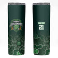 Basketball Custom Tasmania Skinny Tumbler Simple Australian Dot Art - Aussie Hoodie