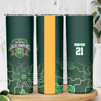 Basketball Custom Tasmania Skinny Tumbler Simple Australian Dot Art - Aussie Hoodie