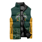 Basketball Custom Tasmania Sleeveless Puffer Jacket Simple Australian Dot Art - Aussie Hoodie