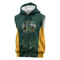 Basketball Custom Tasmania Sleeveless Zip Hoodie Simple Australian Dot Art LT9